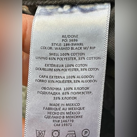 RE/DONE Denim 90's High Rise Loose Fit Jeans - Picture 12 of 13